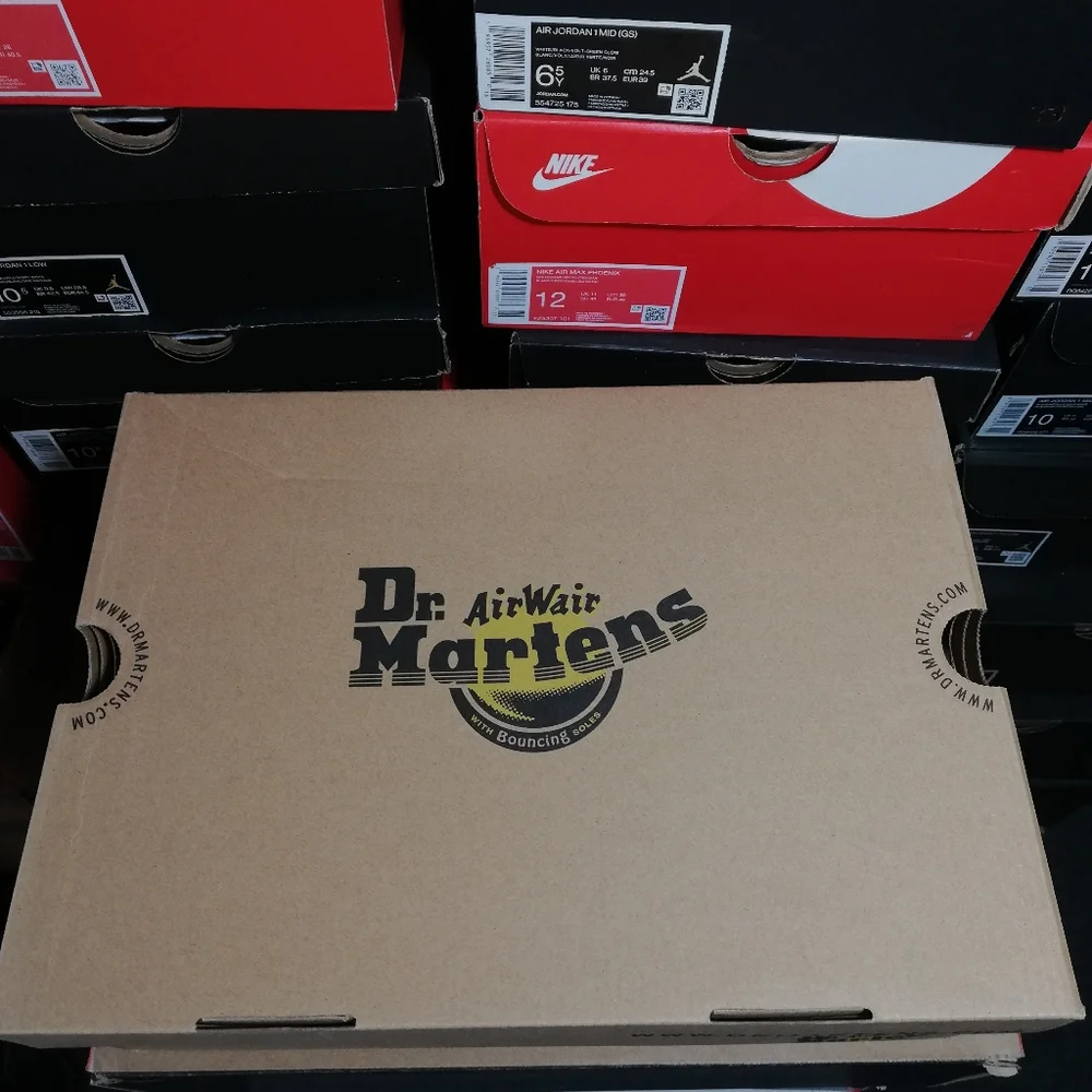 DR. MARTENS RAKIM BLACK MEN US SIZE 8 BRAND NEW IN BOX - Picture 8 of 16